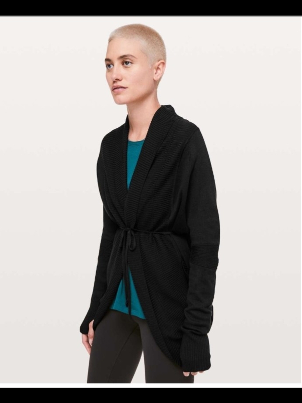 Lululemon Transformation Wrap Open-Front Tie-Waist Women's Cardigan Sweater